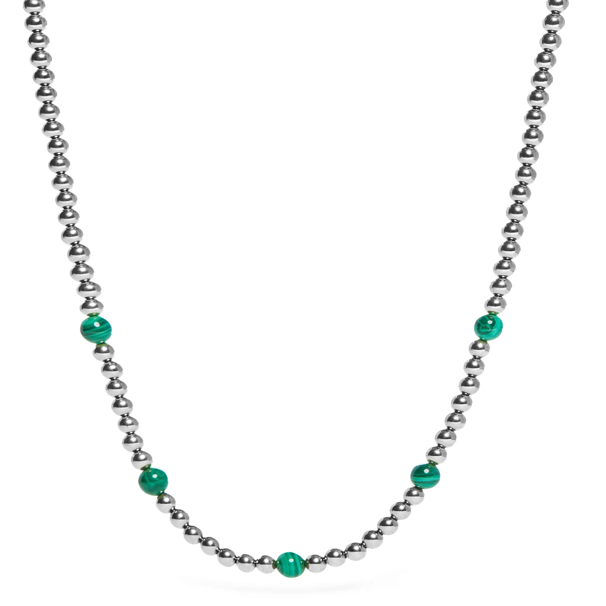 14k Gold Filled Olivia Necklace With Malachite