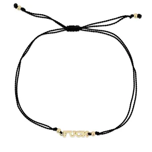 14k Itty Bitty FUCK Cord Bracelet