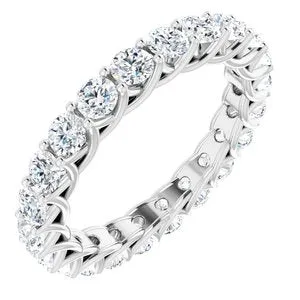 14K White 2 1/5 CTW Diamond Eternity Band