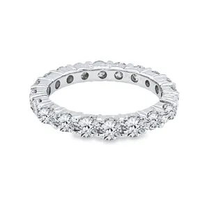 14k White Gold 2.00TDW Diamond Full Eternity Band