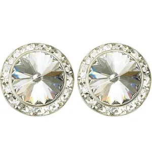 15mm Performance Earrings - Crystal