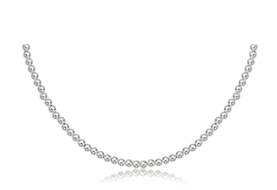 15" 3mm Choker Necklace in Sterling Silver