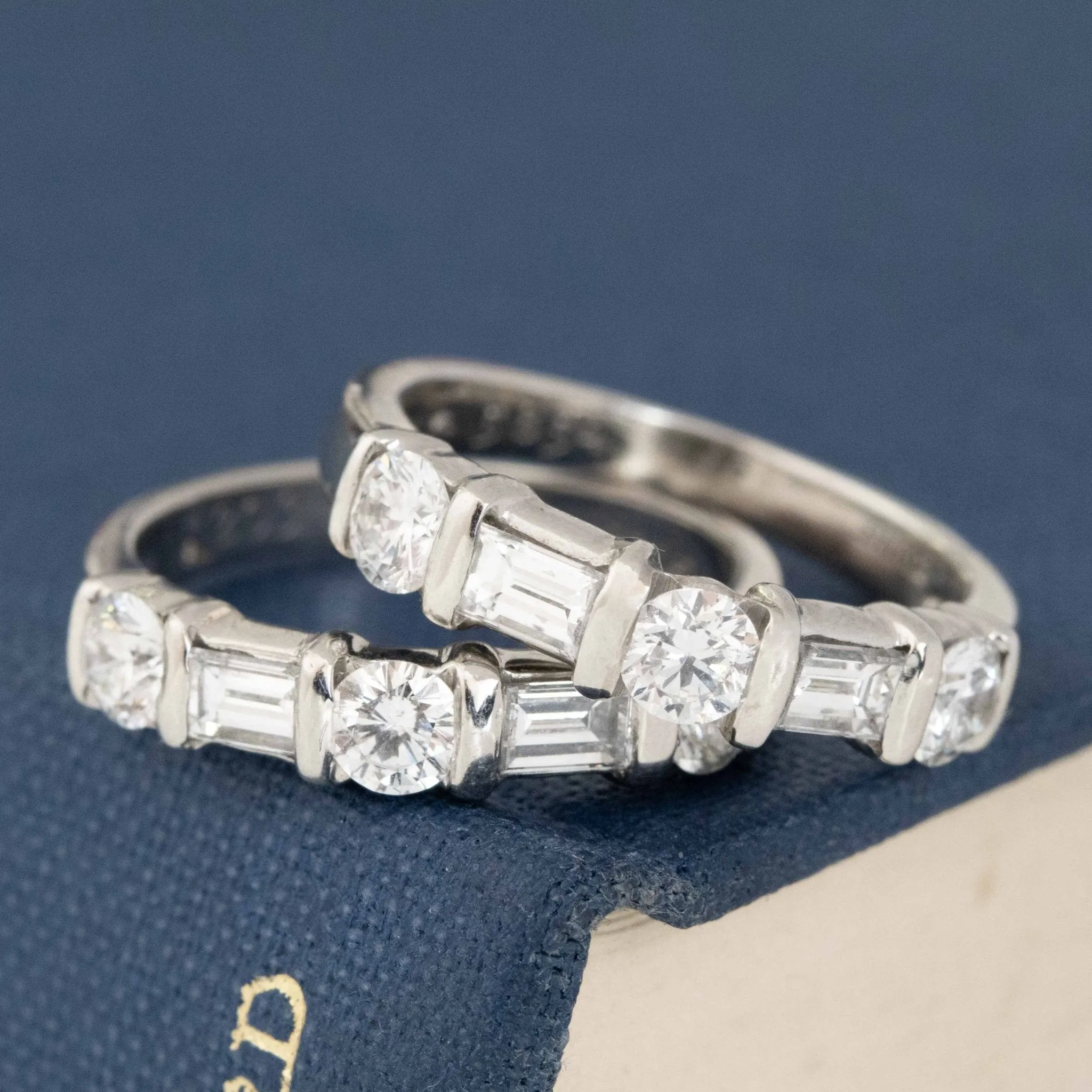 1.64ctw Mixed Cut Diamond Stacker Bands by KWIAT