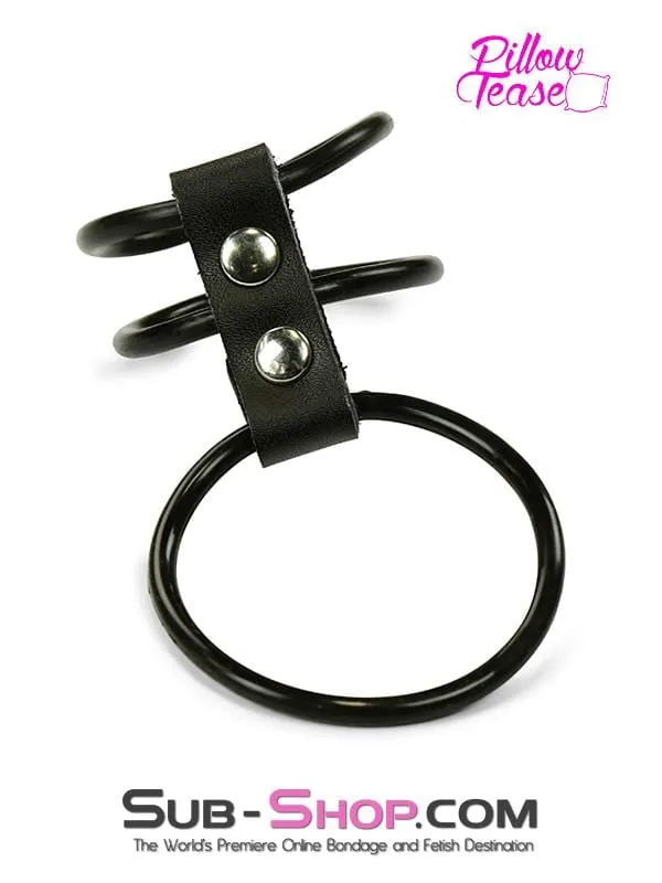 1794DL      Rubber 3 Ring Cock & Balls Rings - MEGA Deal