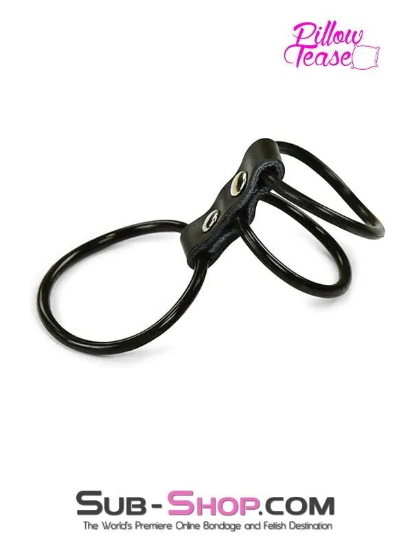 1794DL      Rubber 3 Ring Cock & Balls Rings - MEGA Deal