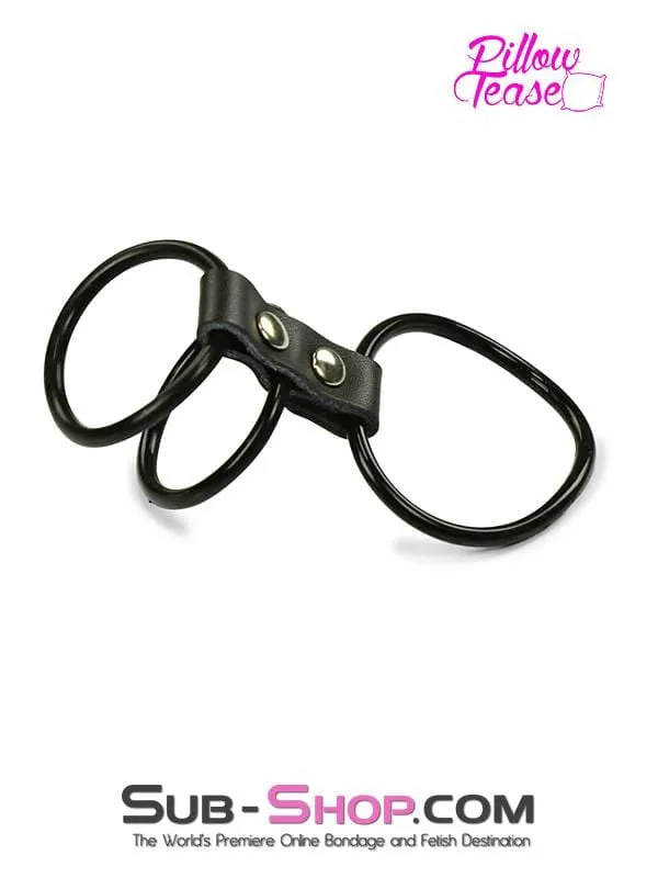 1794DL      Rubber 3 Ring Cock & Balls Rings - MEGA Deal