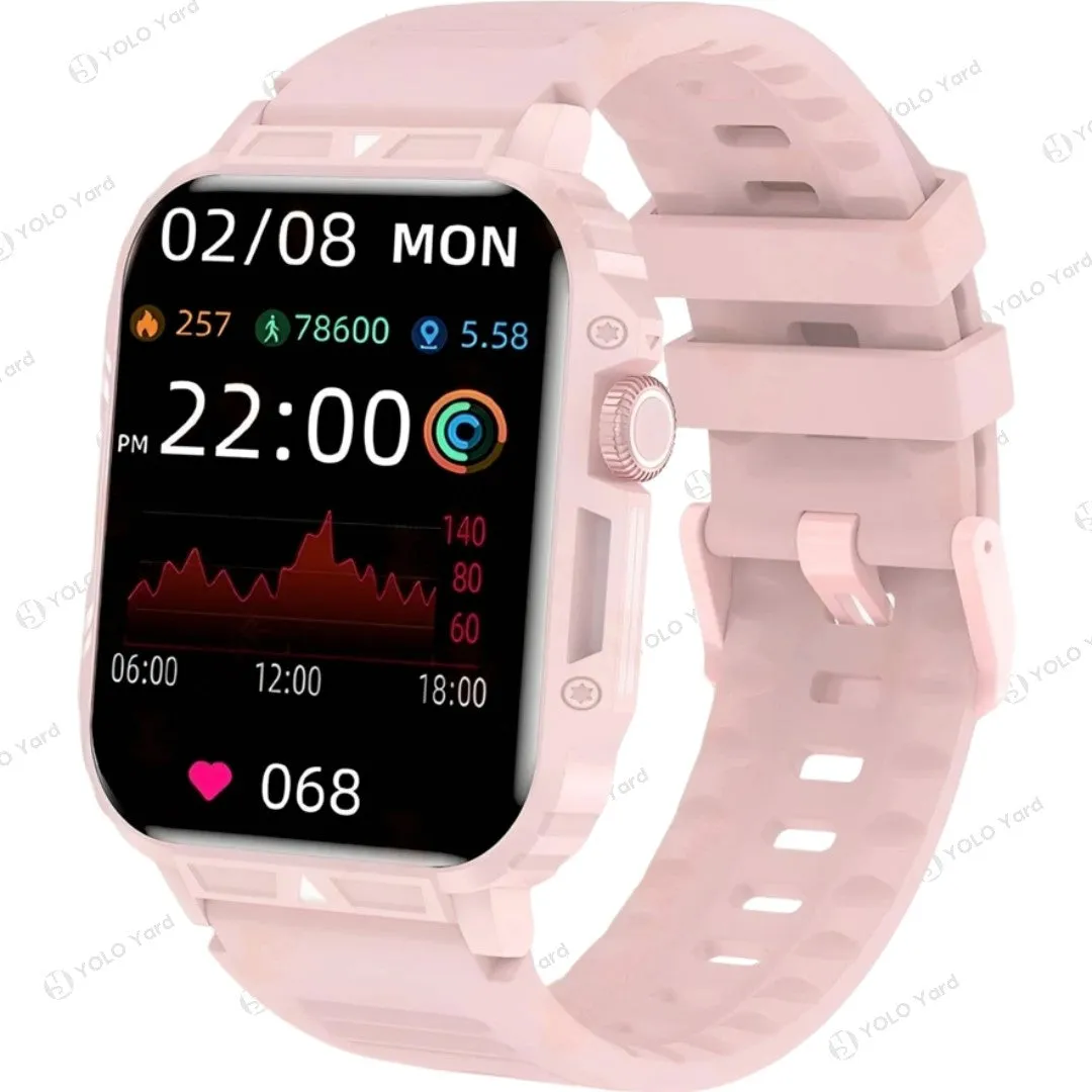 1.95" in Large Full-Touch Display Smart Watch Health Monitor