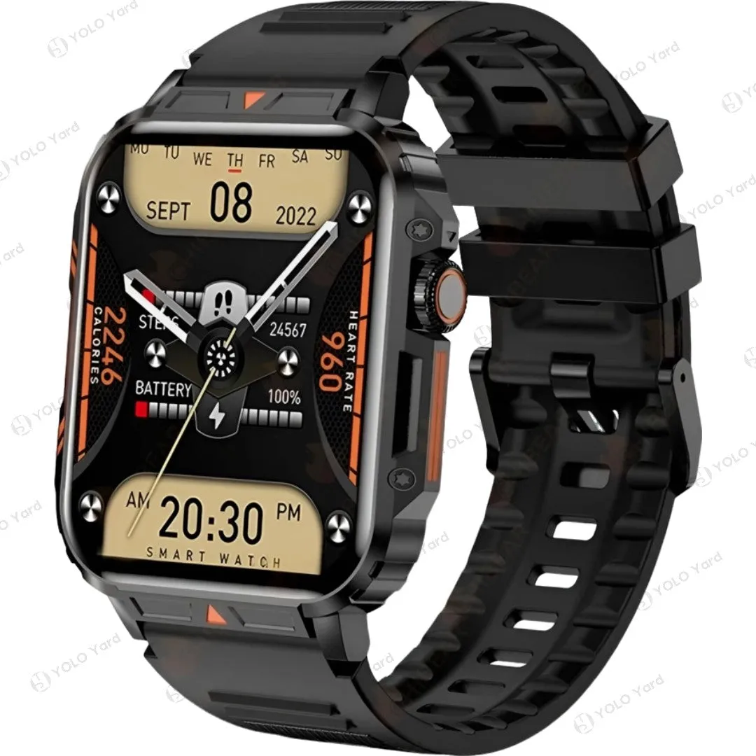 1.95" in Large Full-Touch Display Smart Watch Health Monitor