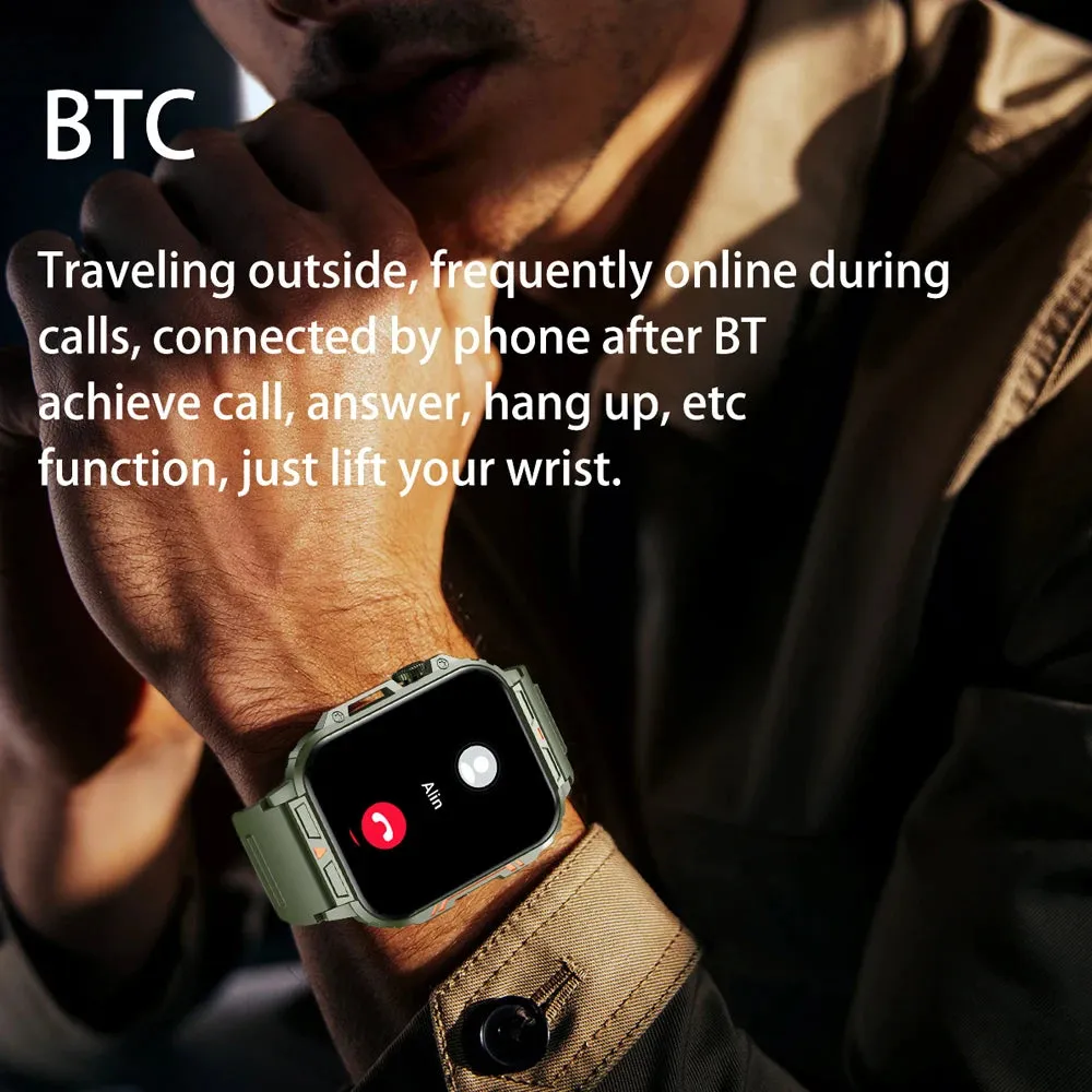 1.95" in Large Full-Touch Display Smart Watch Health Monitor