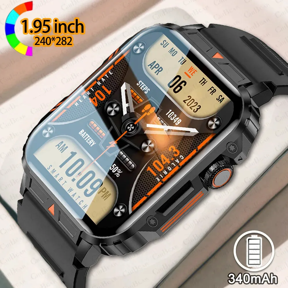 1.95" in Large Full-Touch Display Smart Watch Health Monitor