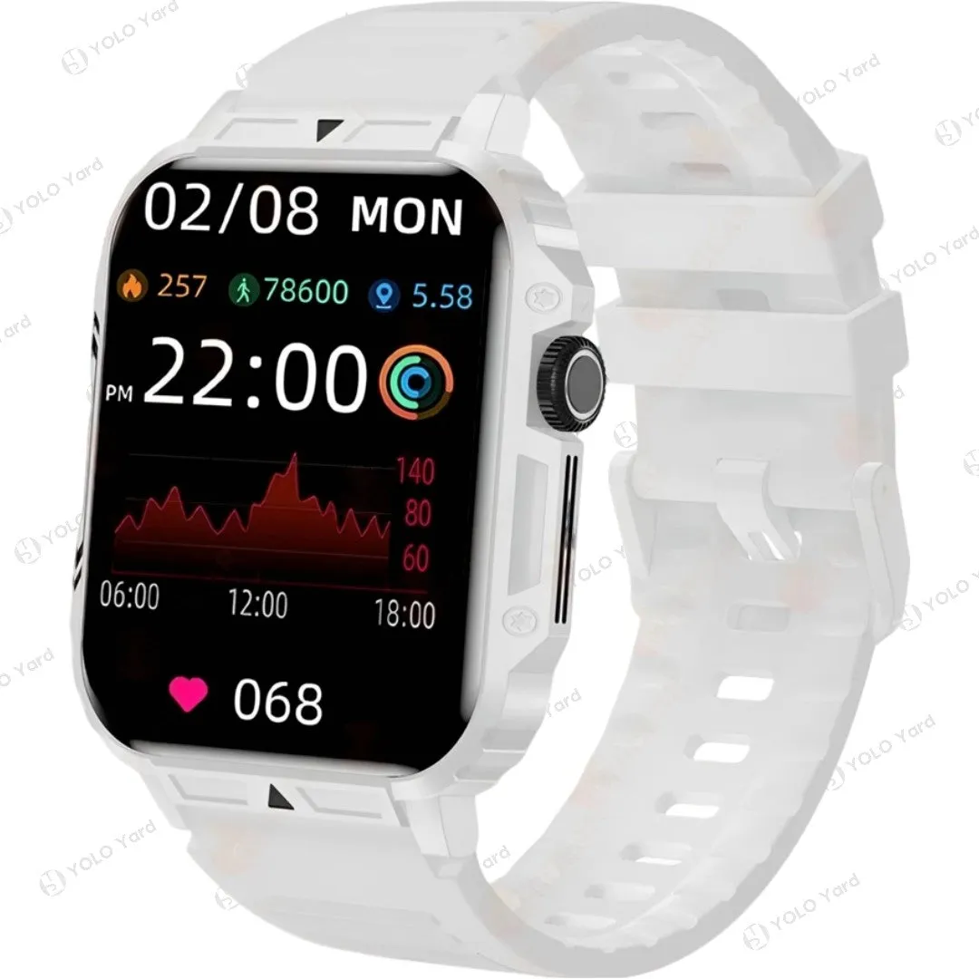 1.95" in Large Full-Touch Display Smart Watch Health Monitor