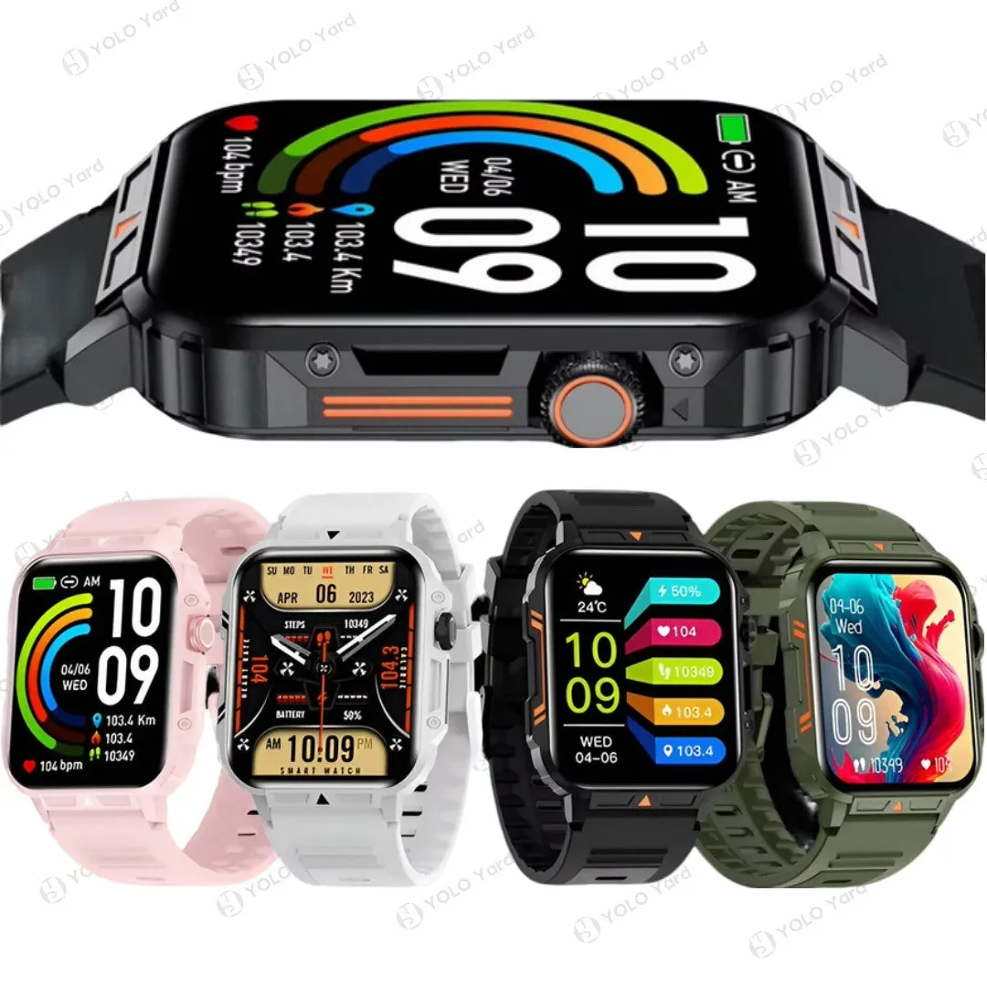 1.95" in Large Full-Touch Display Smart Watch Health Monitor