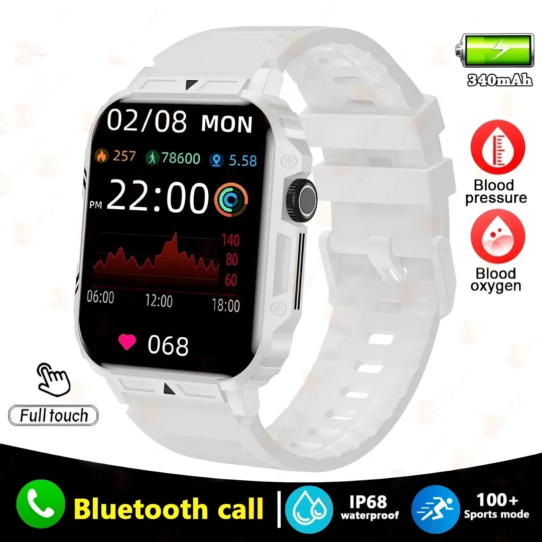 1.95" in Large Full-Touch Display Smart Watch Health Monitor