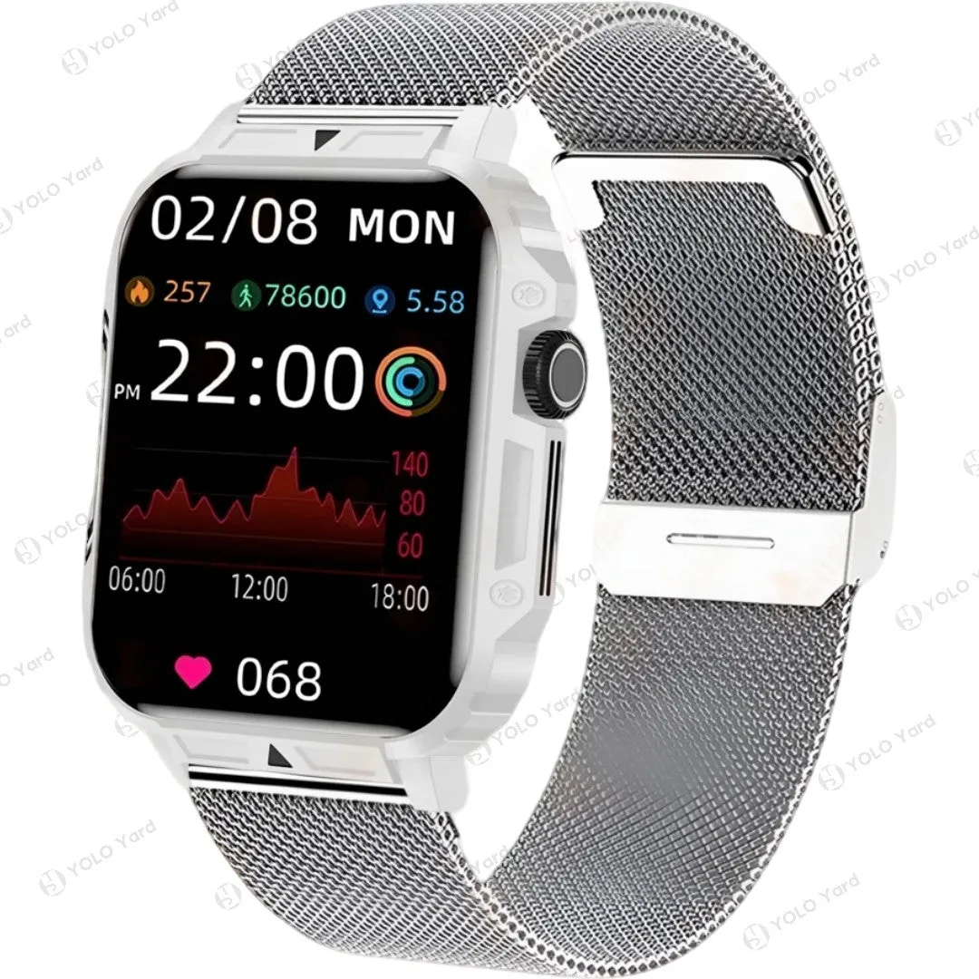 1.95" in Large Full-Touch Display Smart Watch Health Monitor