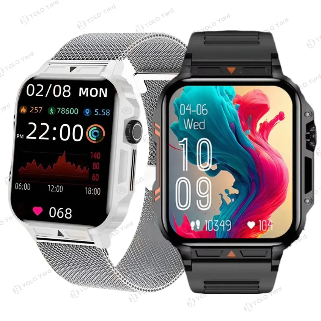 1.95" in Large Full-Touch Display Smart Watch Health Monitor
