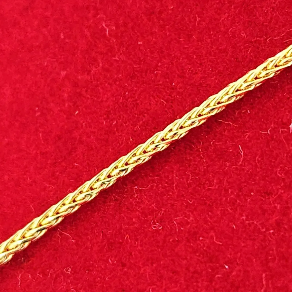 22k / 916 Gold Round Rope necklace by Best Gold Shop