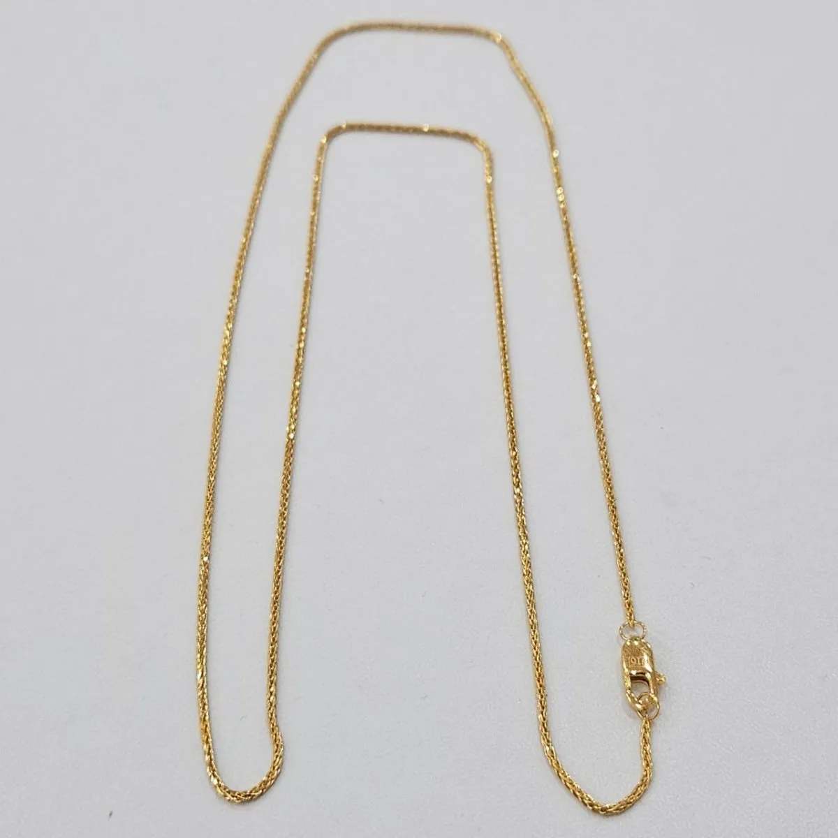 22k / 916 Gold Round Rope necklace by Best Gold Shop