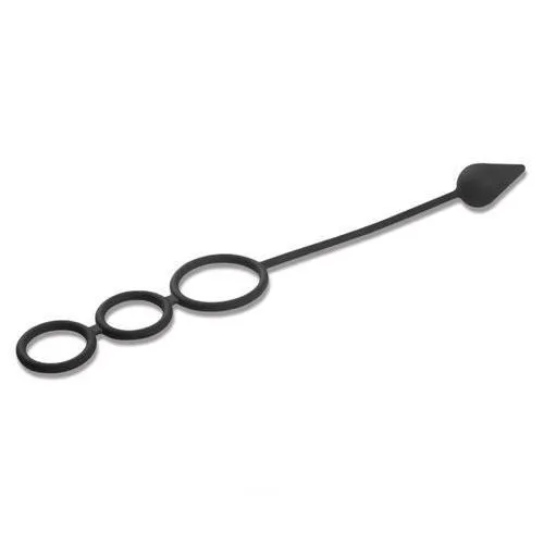 3488M      Devil's Tail Triple Cock Rings and Butt Plug - LAST CHANCE - Final Closeout!
