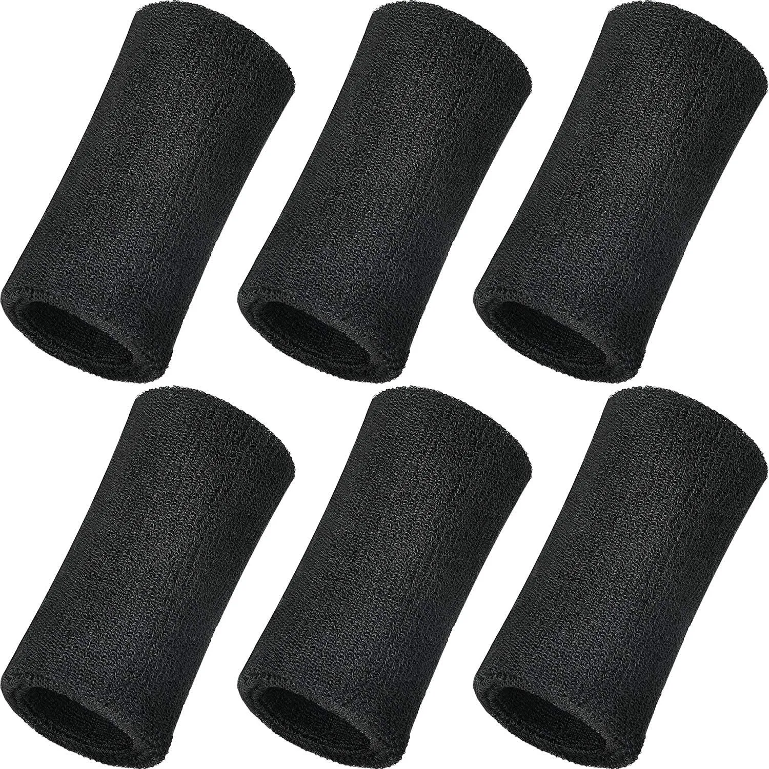 6 Inch Wristbands Paris Sports Competitions Supplies Sport Long Wrist Bands Sweatband Elastic Athletic for Gym Tennis Outdoor Activity