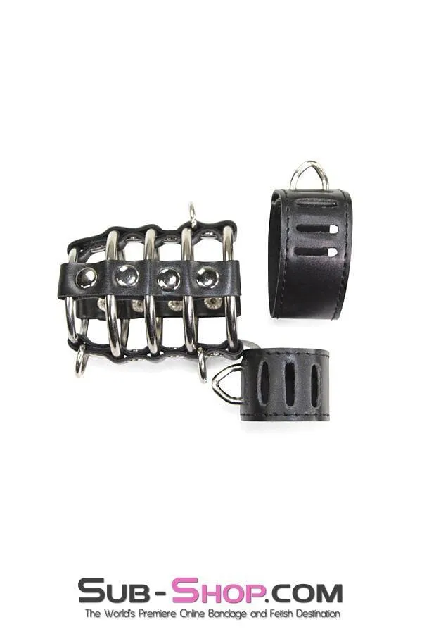 8726HS      Access Denied Locking Chastity Set, Large