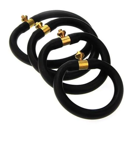 9791M      Set of 4 Electro-Stim Adjustable Cock Rings