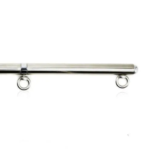 9811M      Con-TRAP-tion Chrome Steel Bondage Bar with 4 Attachment Points