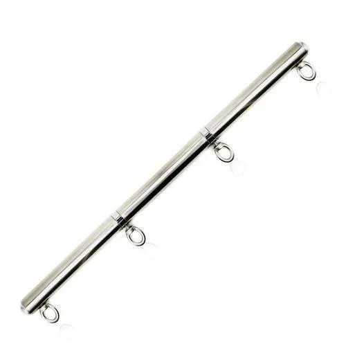 9811M      Con-TRAP-tion Chrome Steel Bondage Bar with 4 Attachment Points