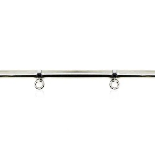 9811M      Con-TRAP-tion Chrome Steel Bondage Bar with 4 Attachment Points