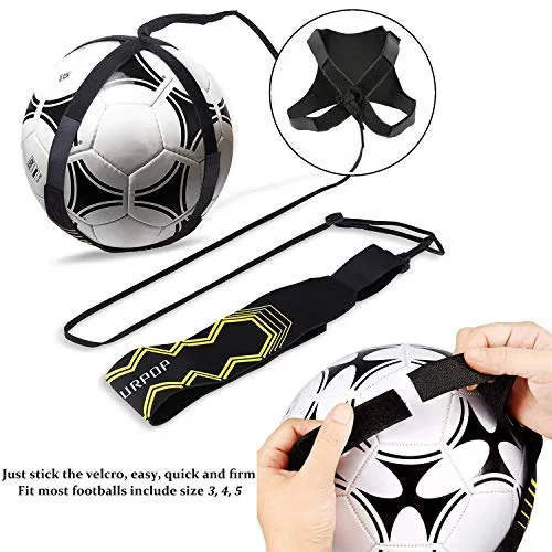 Adjustable Soccer/Volleyball/Rugby Trainer for Solo Practice