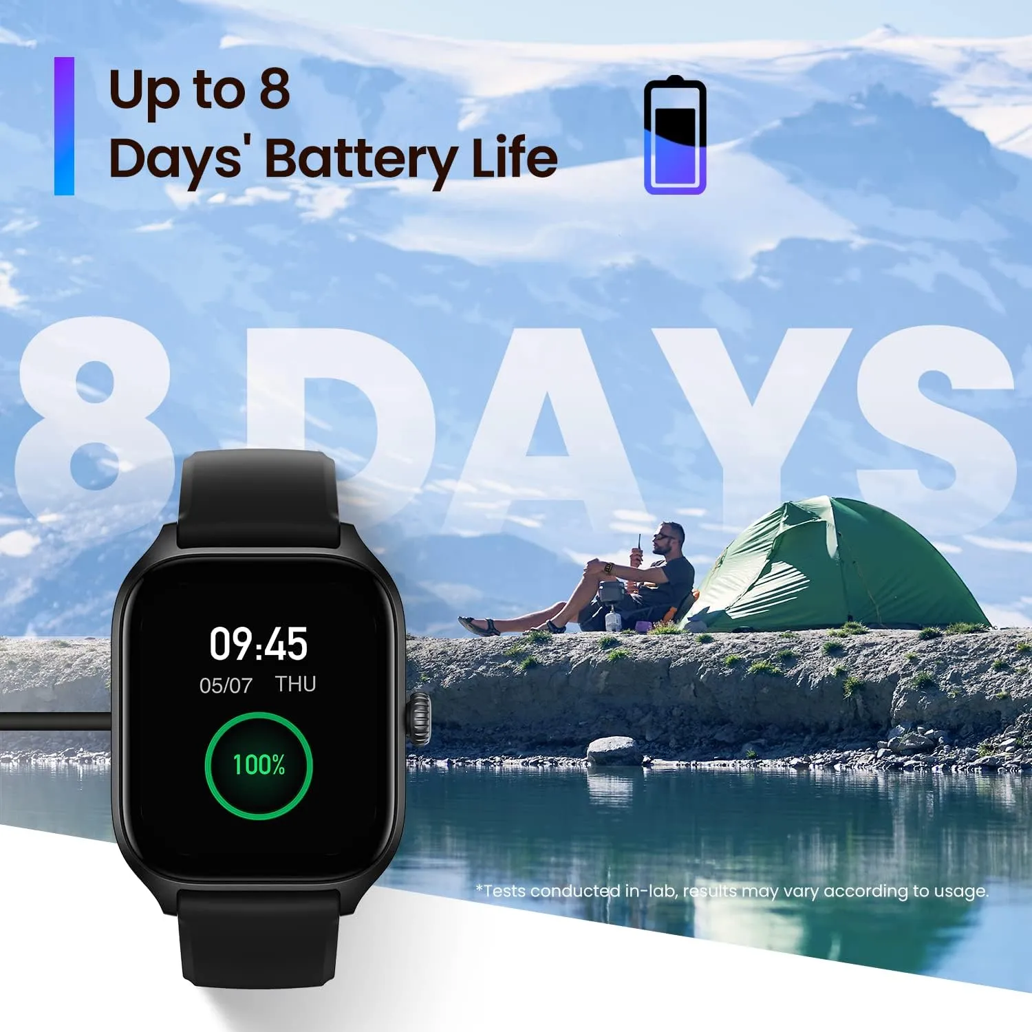 Amazfit GTS 4 Smart Watch 43mm Alexa Built-In, GPS, Bluetooth Calls & Text, 8-Day Battery Life, Heart Rate & Sleep Tracking, AI Fitness App & 150  Sports Modes
