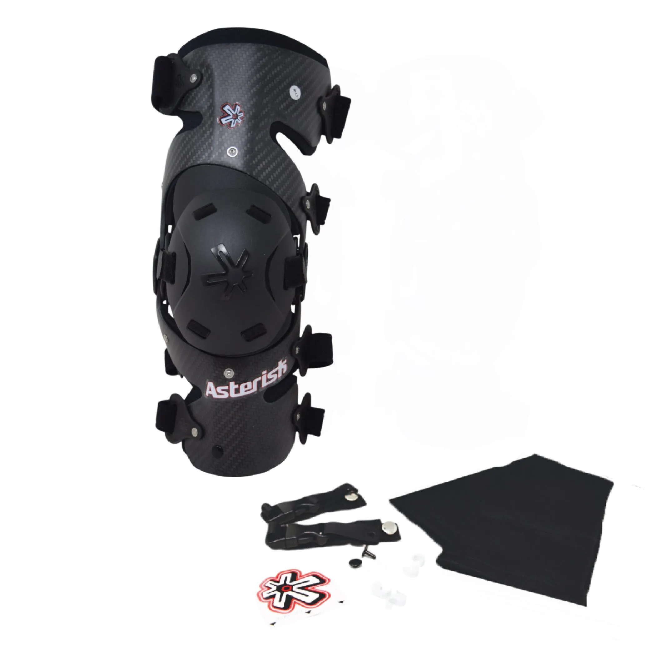 Asterisk Micro Cell - Youth Knee Protector Brace (Right Only) for Motocross, Snowboarding, Wakeboarding, Off-Roading, Football, & More Junior Riders