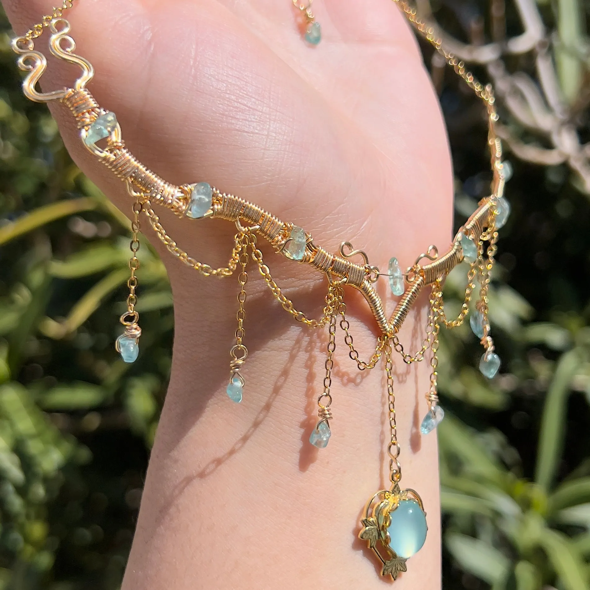 Astraea in Aqua Blue Chalcedony ✵
