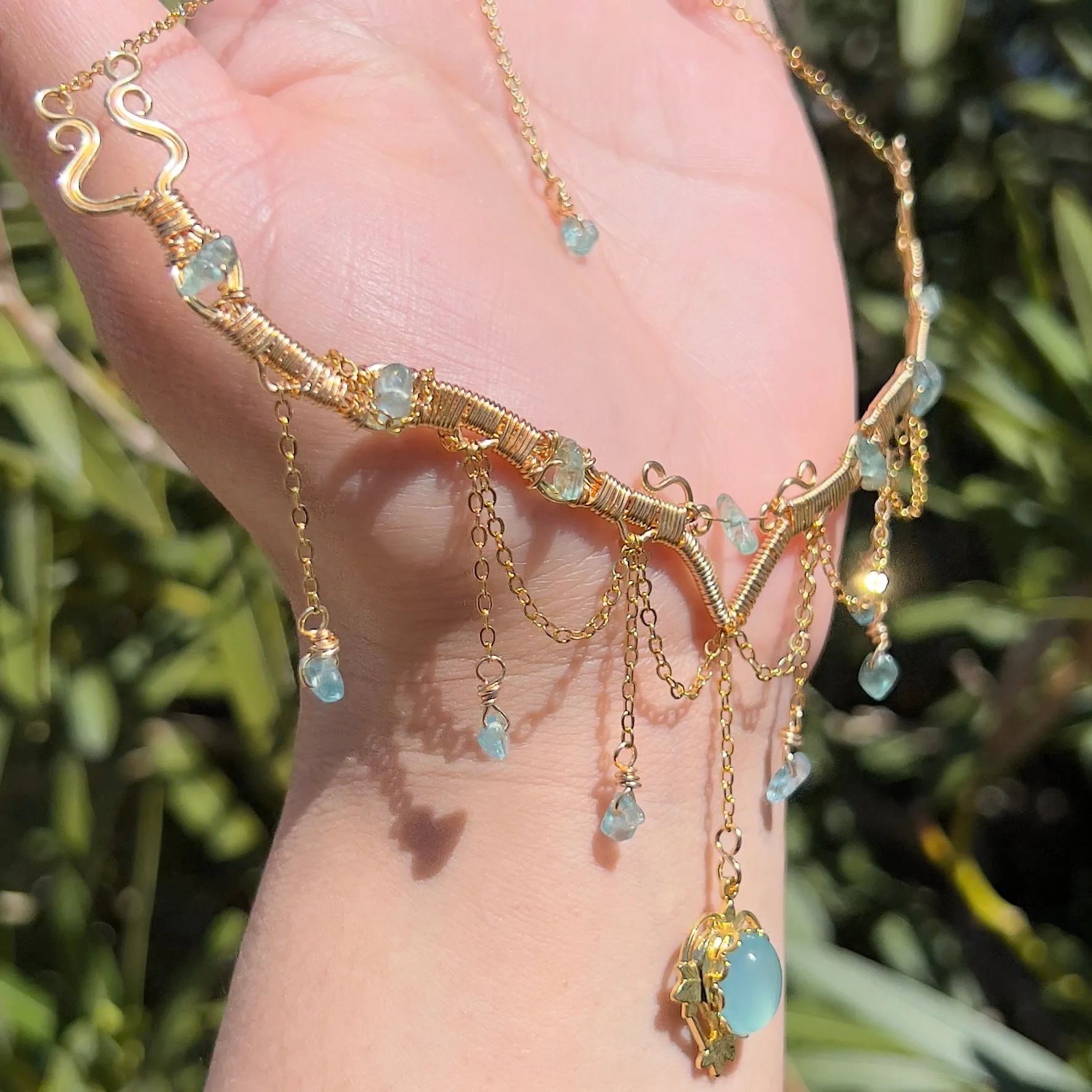 Astraea in Aqua Blue Chalcedony ✵