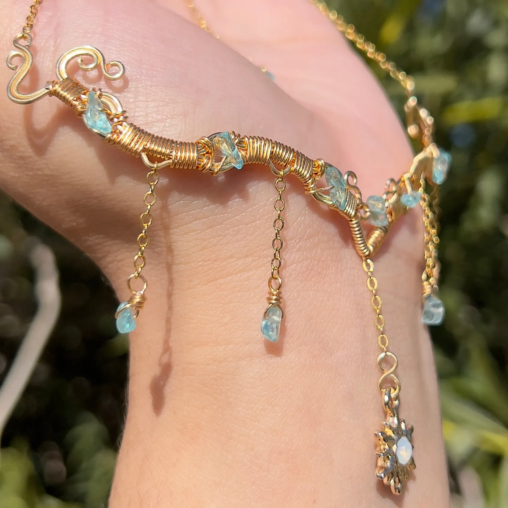 Astraea in Blue Apatite ✵