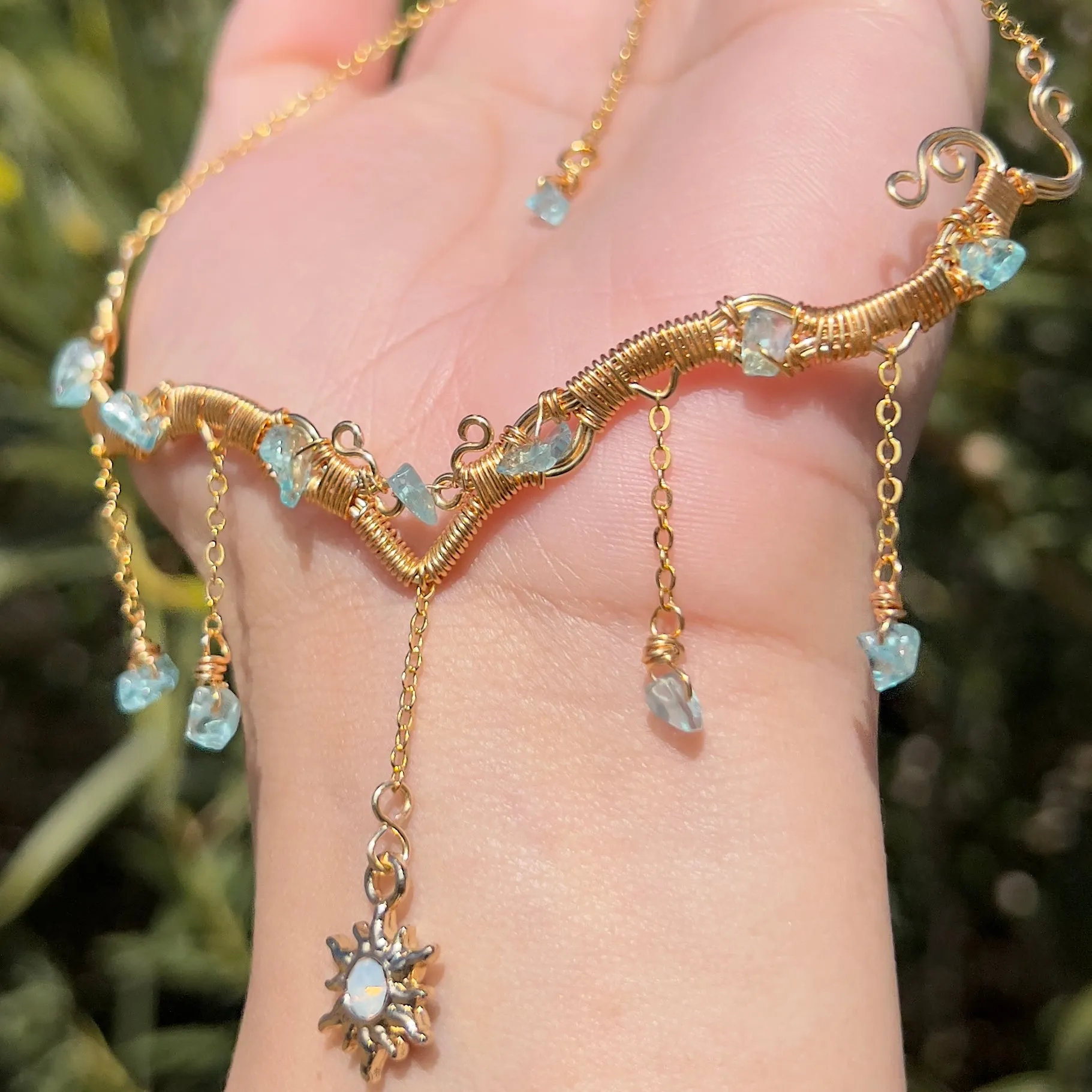 Astraea in Blue Apatite ✵