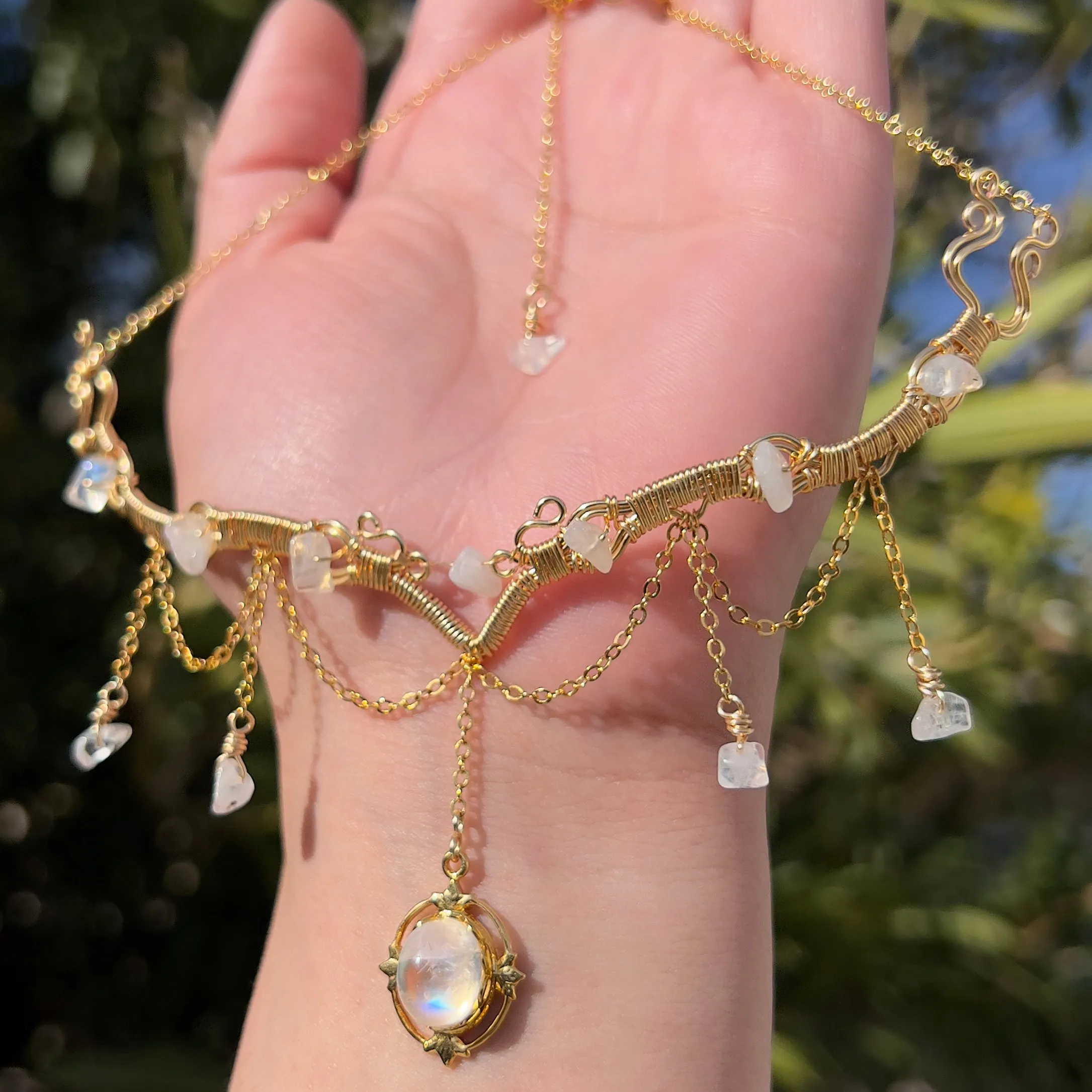 Astraea in Rainbow Moonstone ✵