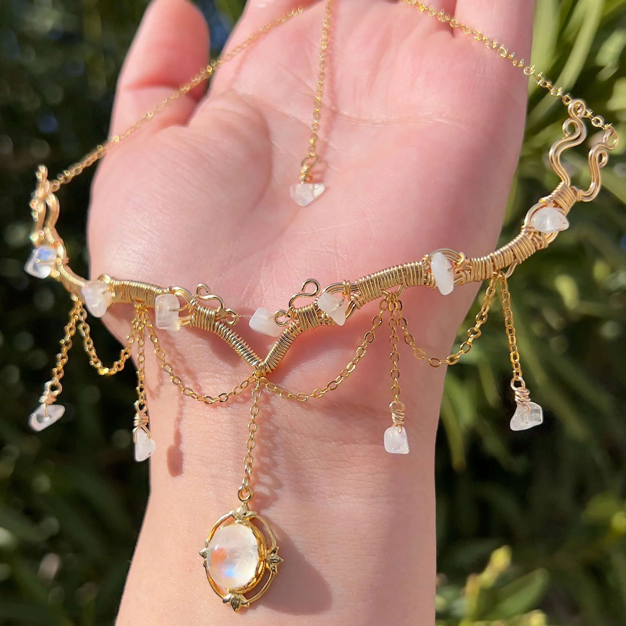 Astraea in Rainbow Moonstone ✵