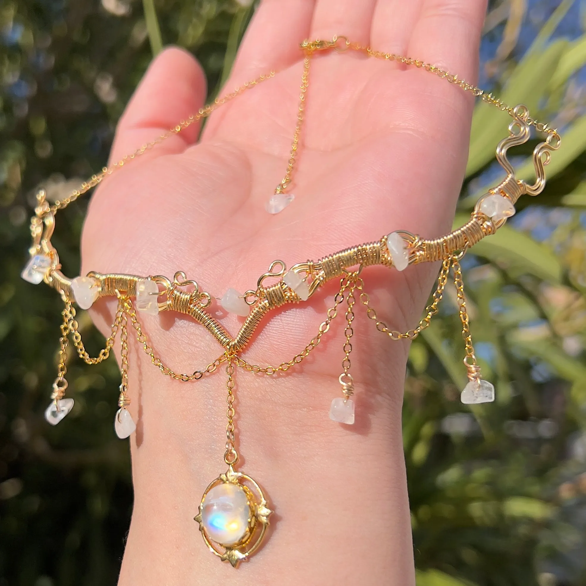 Astraea in Rainbow Moonstone ✵