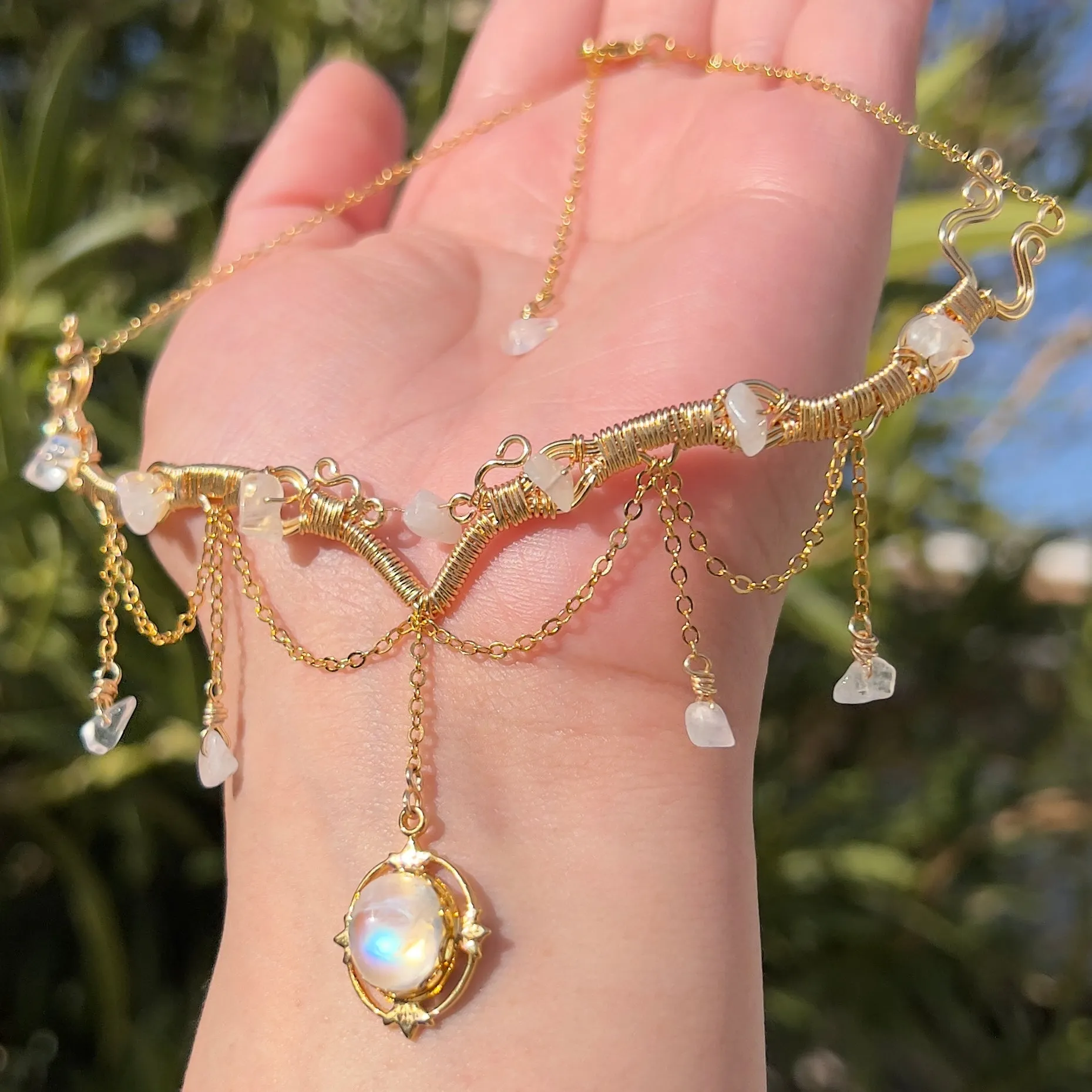 Astraea in Rainbow Moonstone ✵