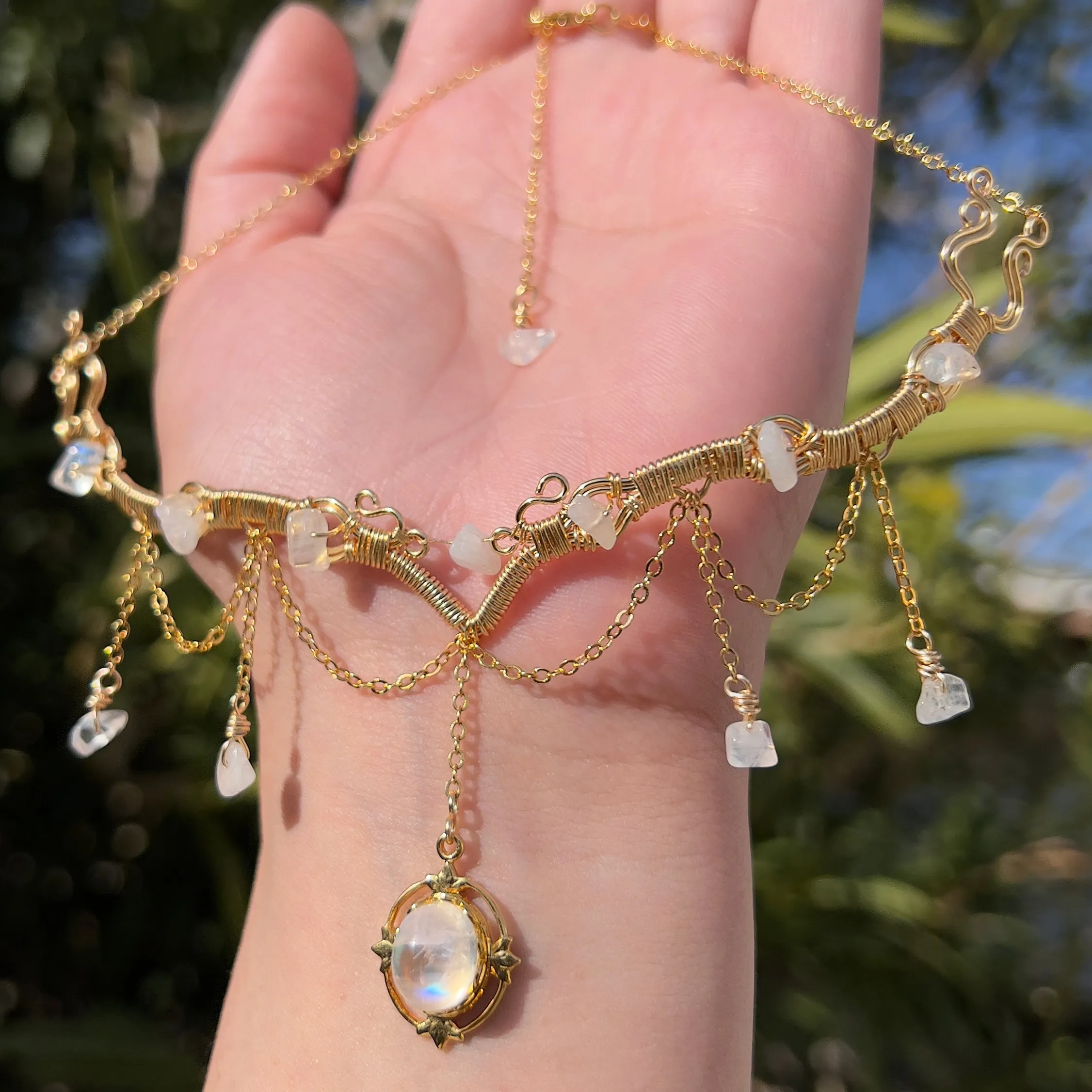 Astraea in Rainbow Moonstone ✵