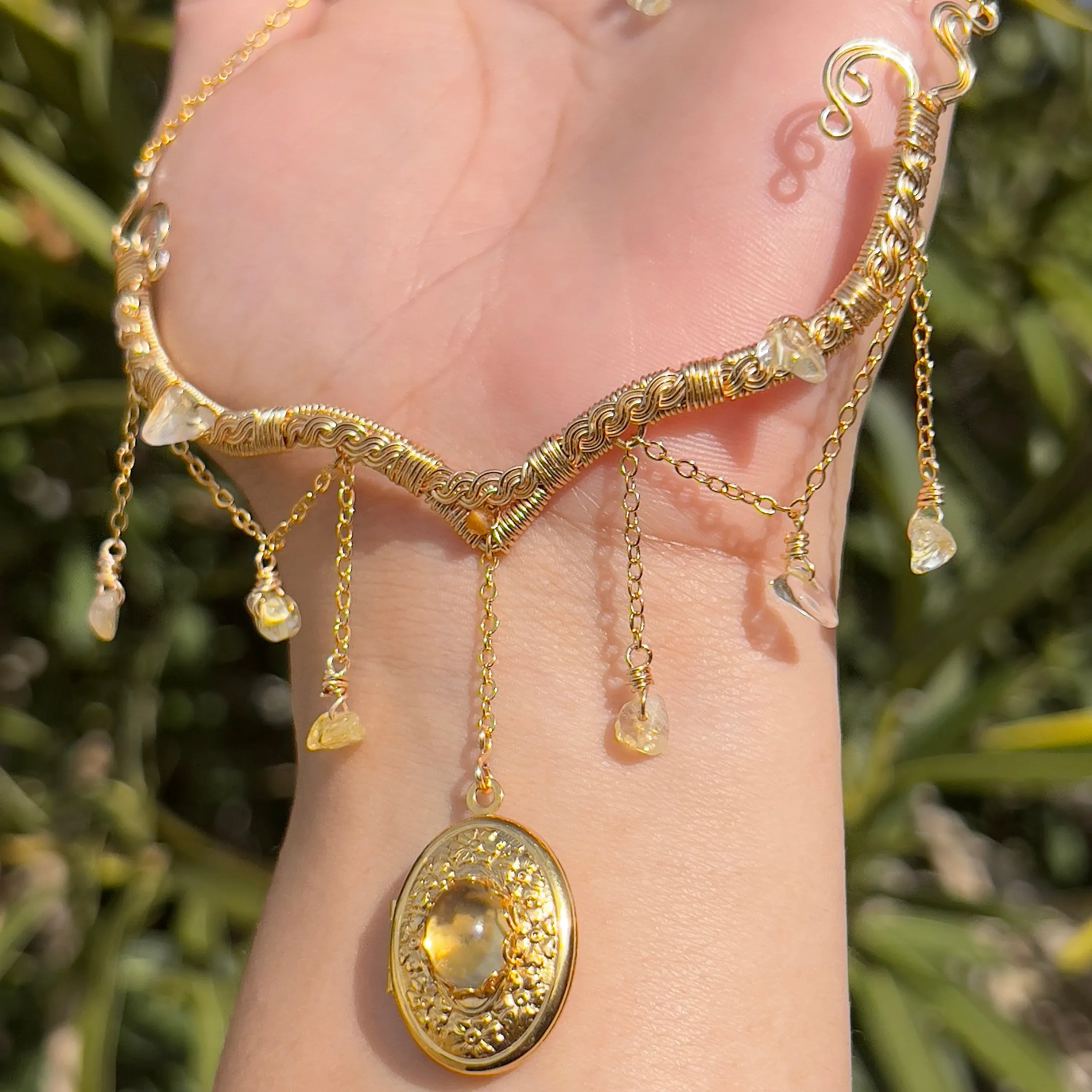 Astraea Locket in Citrine ✵