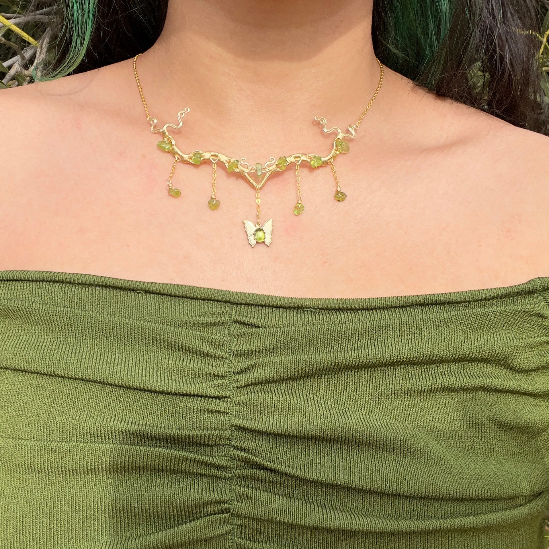 Astraea Mariposa in Peridot✵