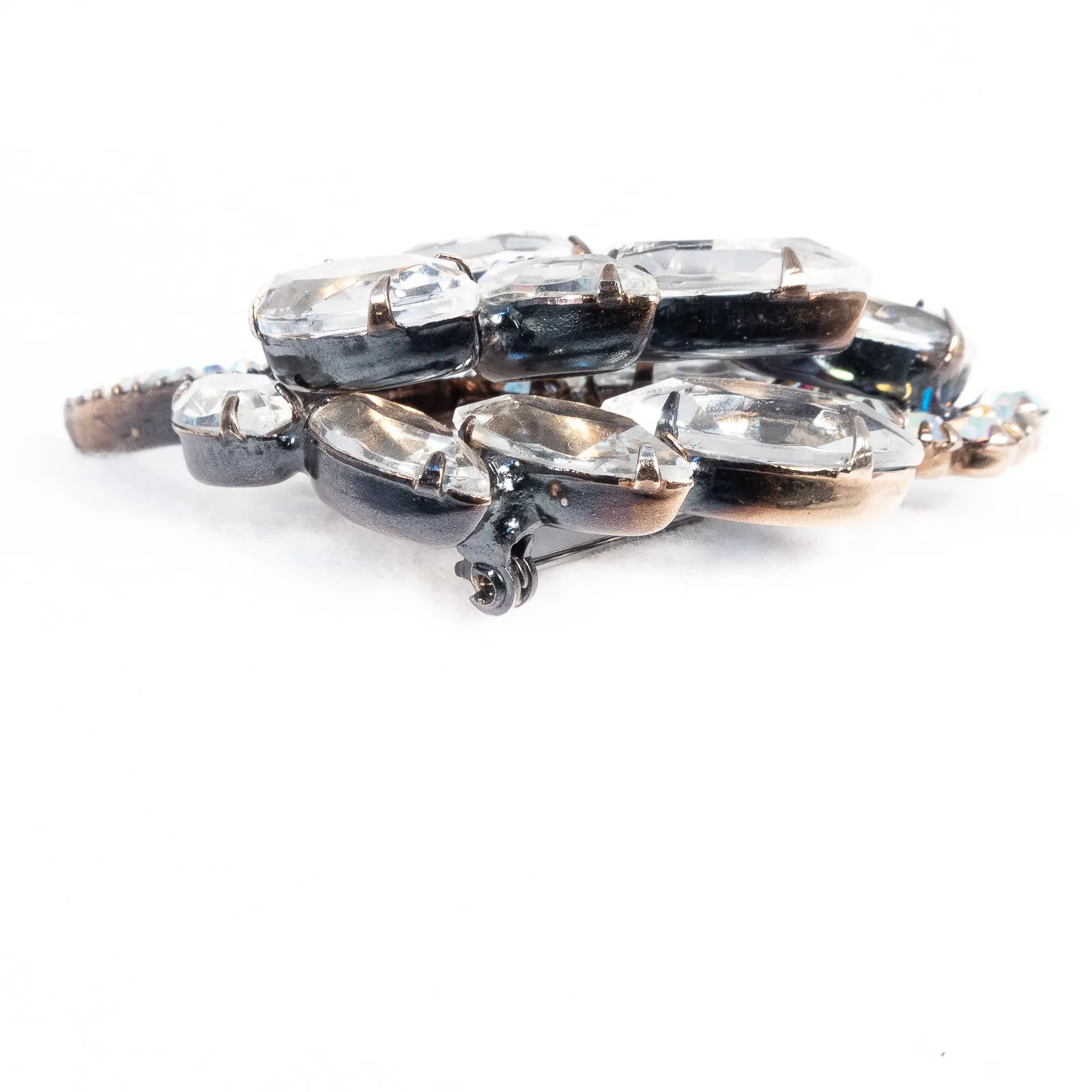 Aurora Borealis Brooch and Earring Set