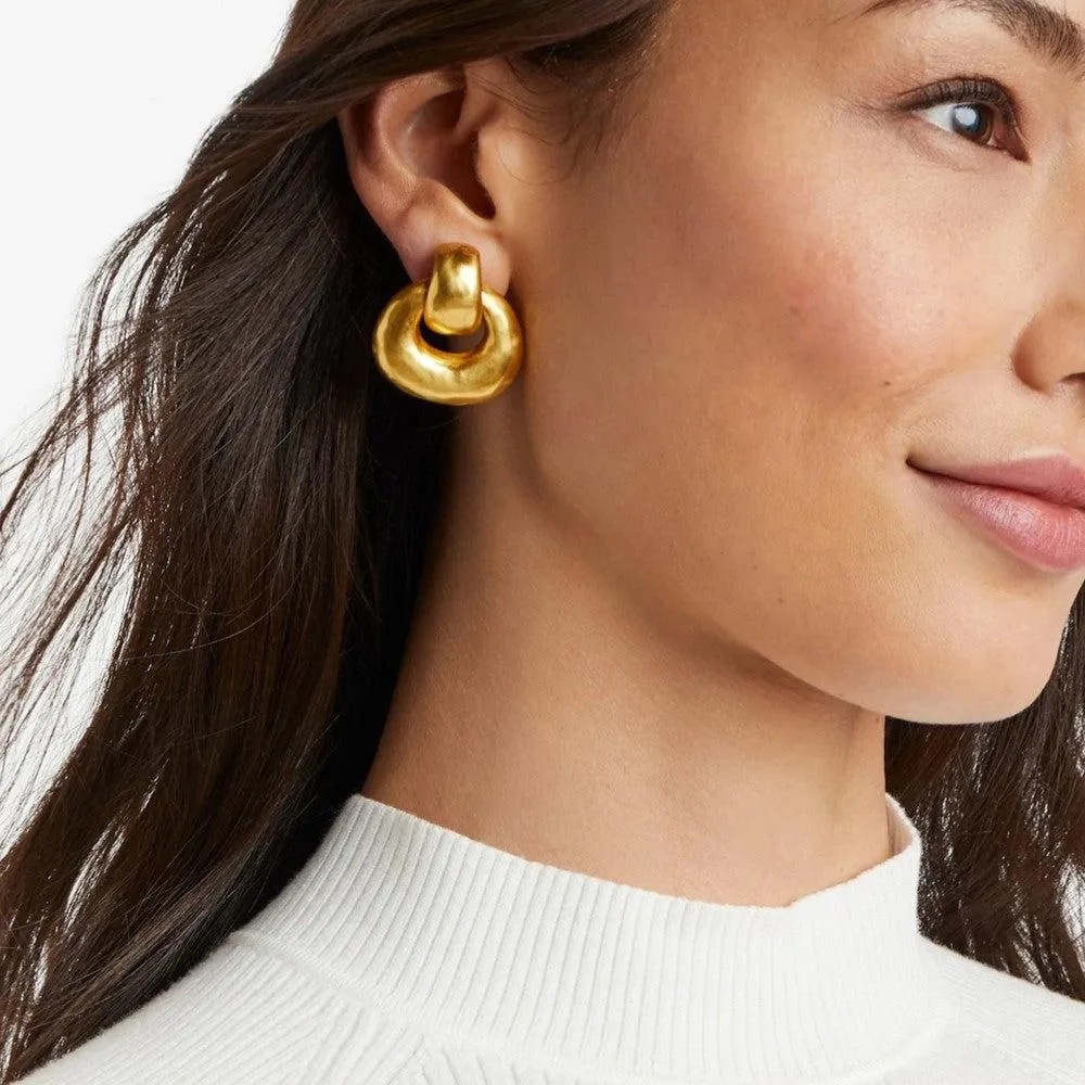 Avalon Clip Doorknocker Earring