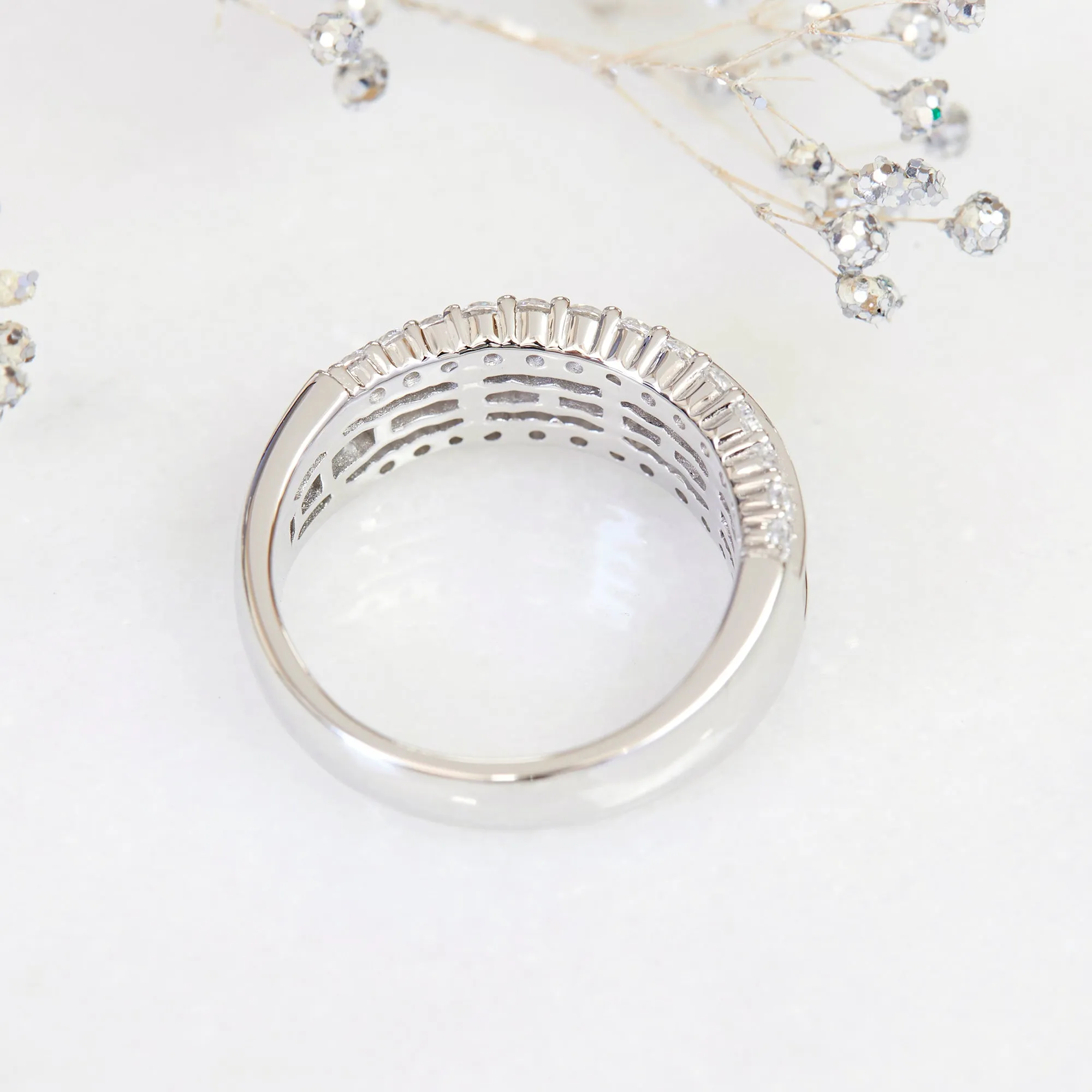 Baguette Stone Anniversary Ring