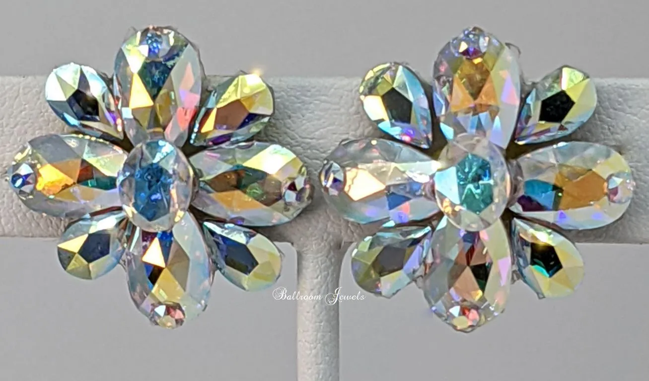 Ballroom Floral shaped earrings