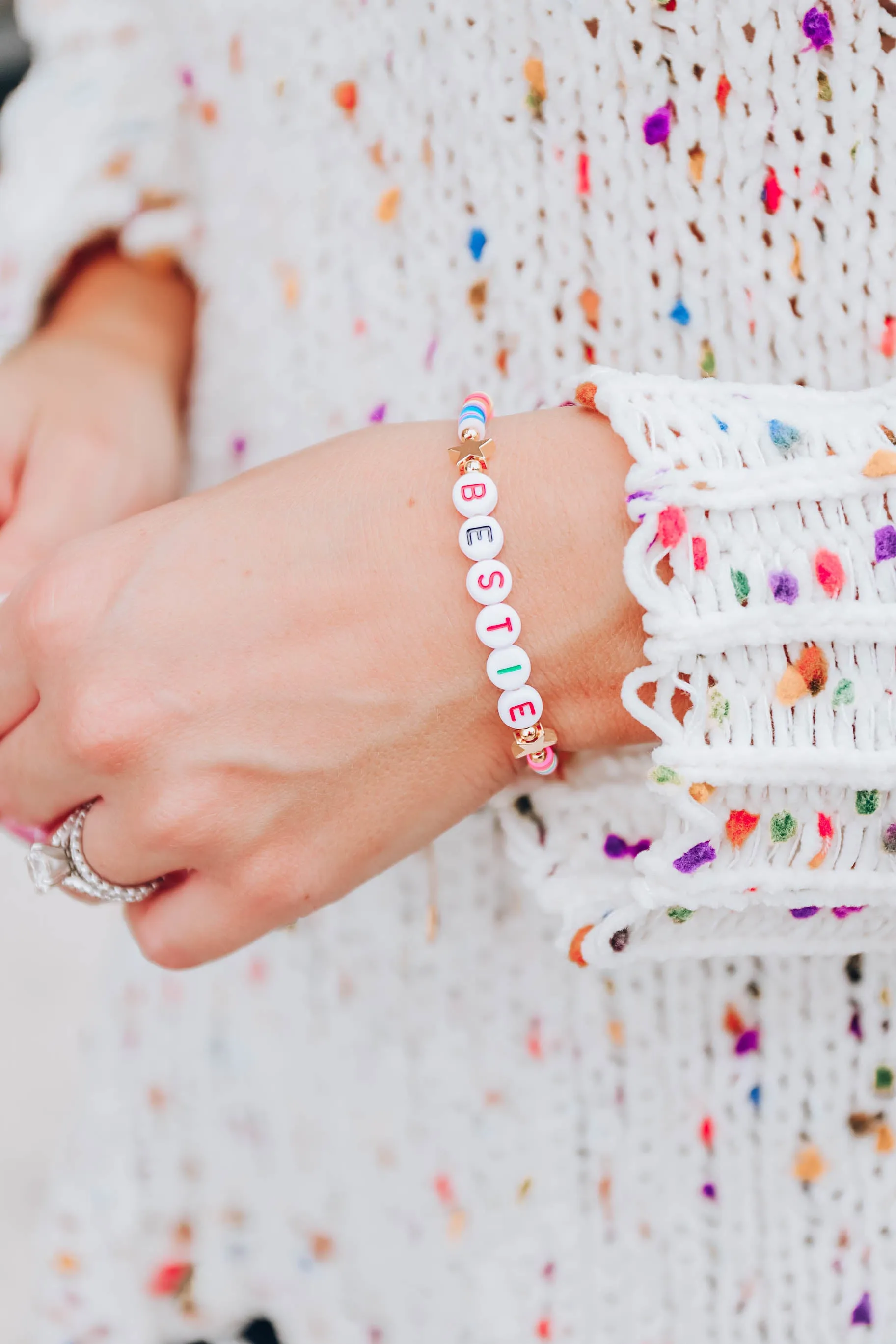 Bestie Rainbow Bracelet by The Sis Kiss