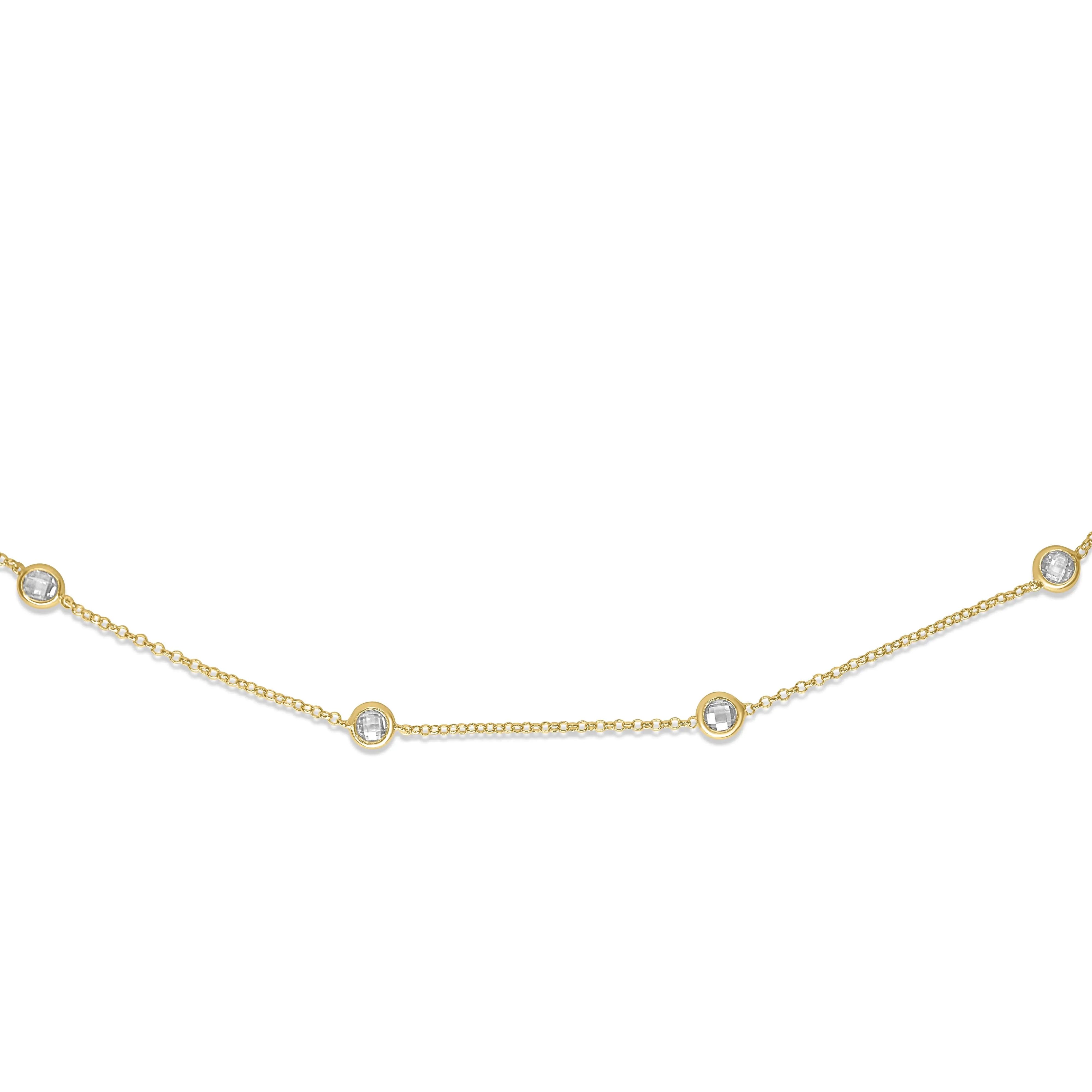 Beveled Diamond Choker