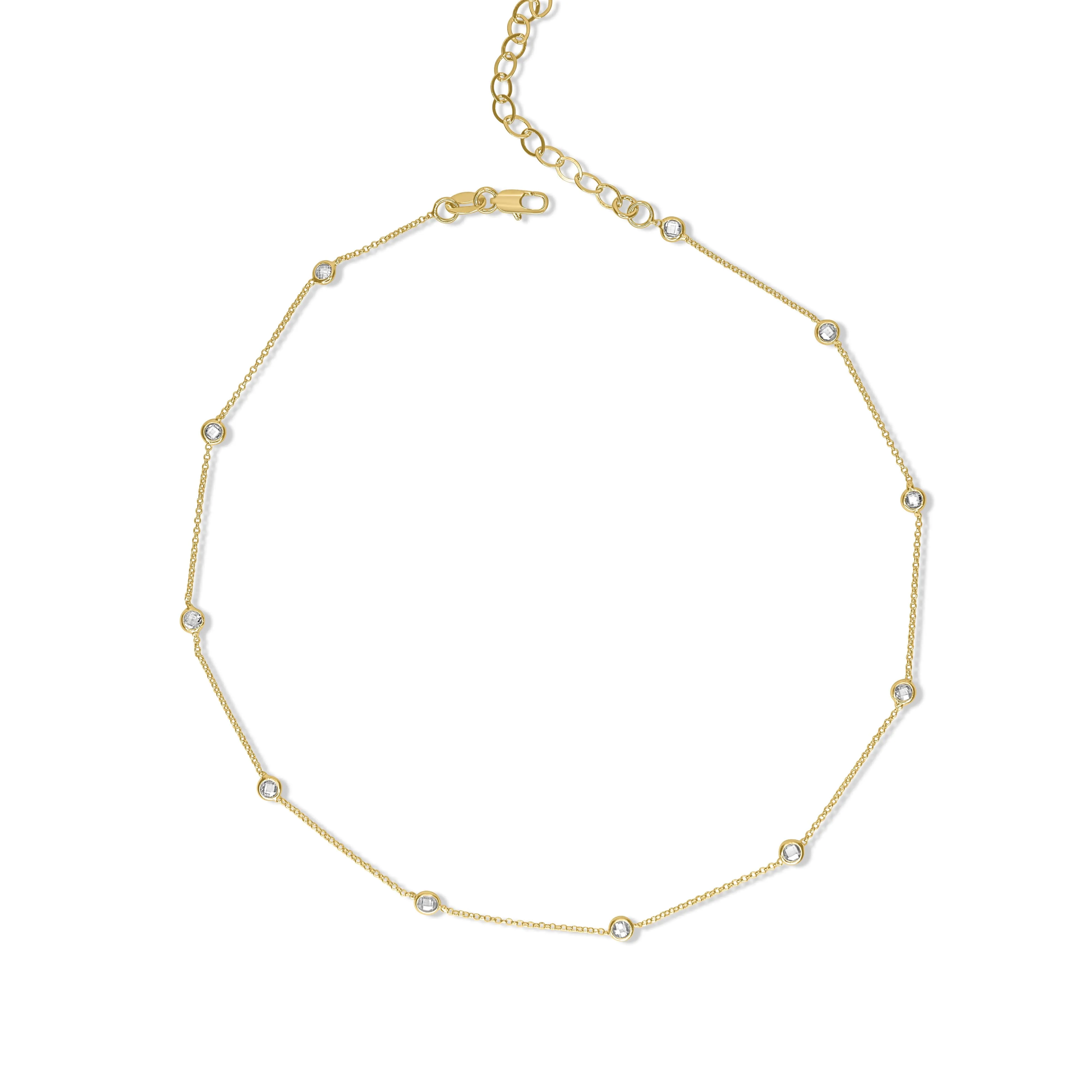Beveled Diamond Choker