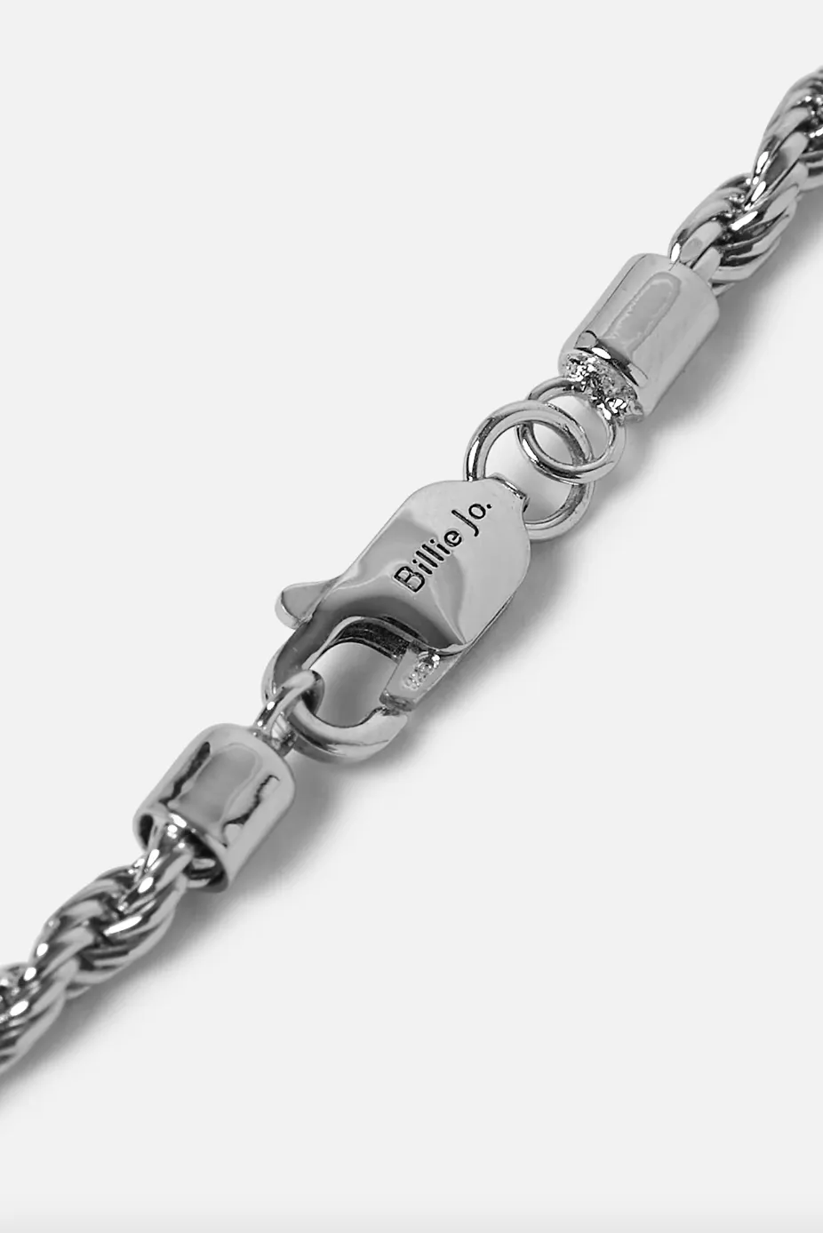 BILLIE JO ROPE CHAIN NECKLACE - 925 SILVER